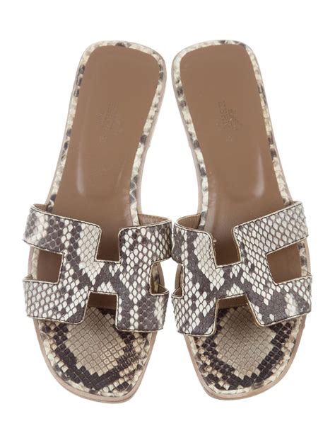 hermes sandals lock|hermes snakeskin sandals.